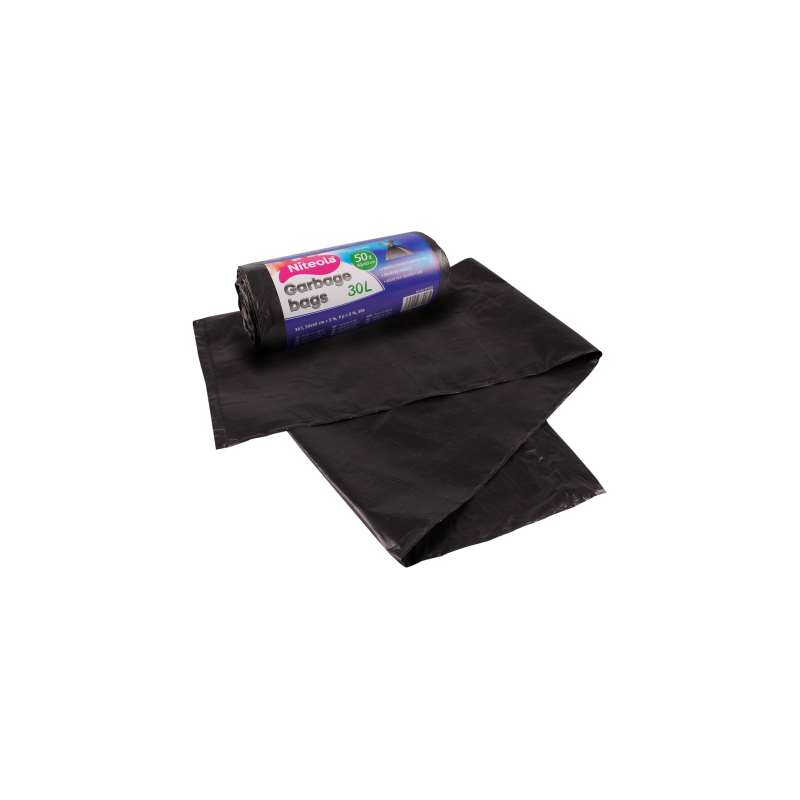 Vrecia na odpad zaťahovacie 35l LDPE 15ks, Niteola