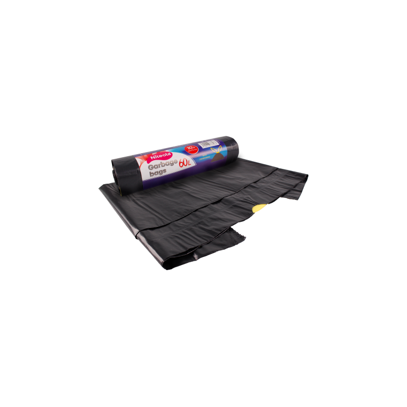 Pytle na odpad zatahovací 60l LDPE 10ks, Niteola