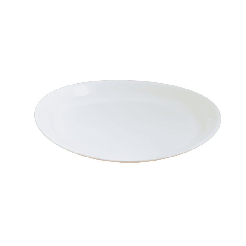 Plastový tanier plytký biely 22cm, DEMA-STIL
