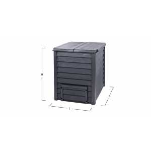 Kompostér ThermoWood, imitácia dreva 600 l