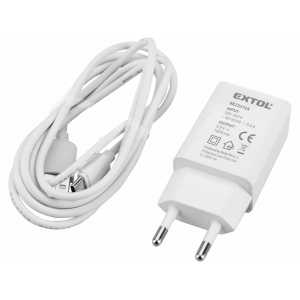 Krížový samonivelačný laser 1H-4V-6B zelený, EXTOL PREMIUM 8823312