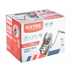 Naviják lanový ruční obousměrný 1360kg, EXTOL PREMIUM 8861305