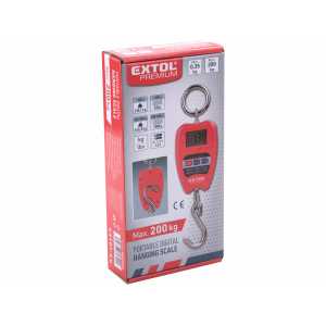 Váha závěsná s hákem Max. 200kg +-100g, EXTOL PREMIUM 8822000