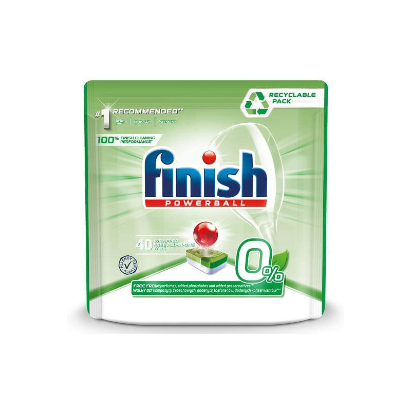 Finish Powerball ECO tablety do myčky na nádobí, 40ks