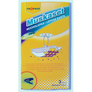 Mucholapka - lepová karta,...