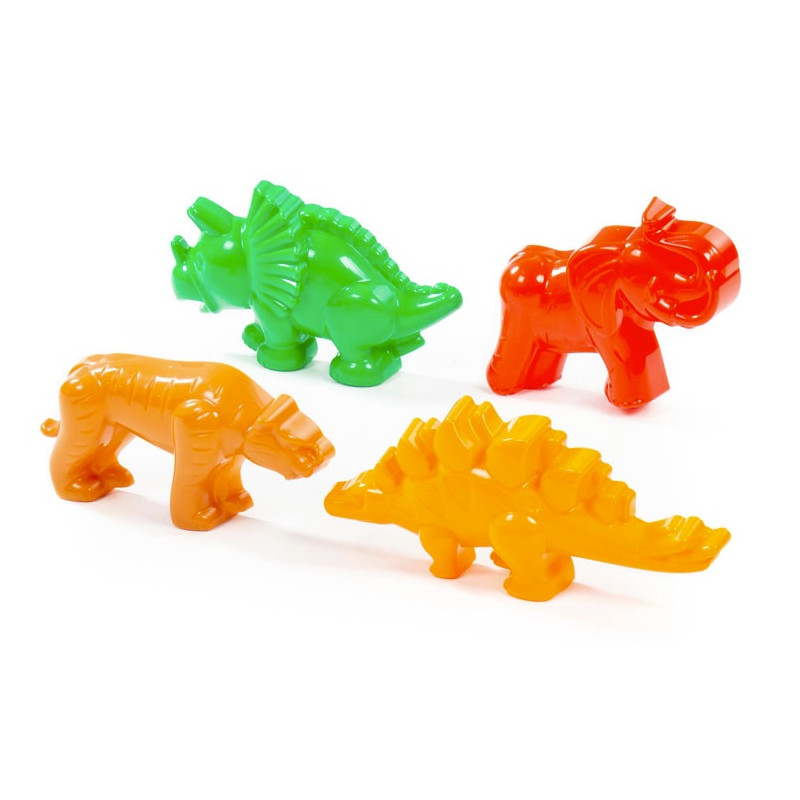 Súprava formičiek tyger, dino, mamut
