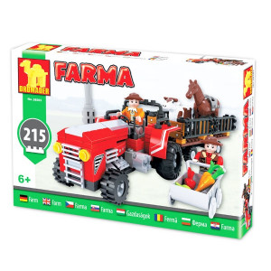 Stavebnice Farma Traktor 215 dílů