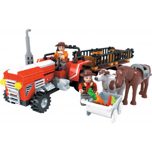 Stavebnice Farma Traktor 215 dílů