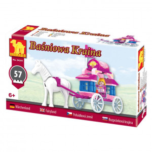 Stavebnica Koč s koňom 57...