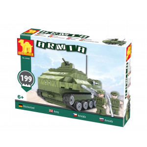 Stavebnice Armáda Tank 199 dílů