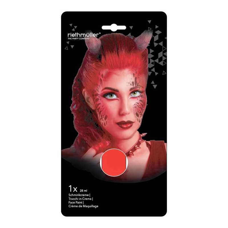 Barva na obličej make-up červená, Rappa