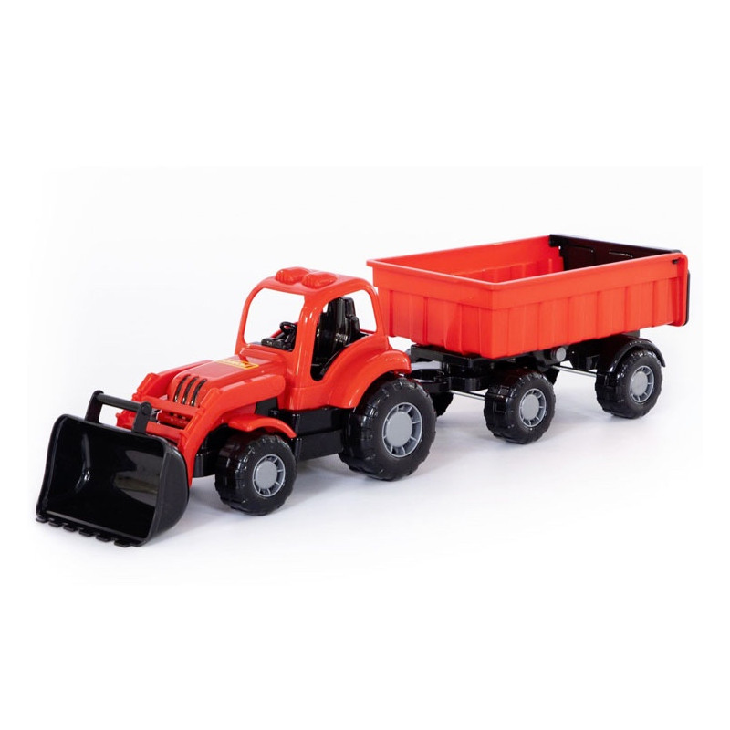 Traktor nakladač s prívesom Macher