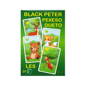 Hra čierny Peter 3v1 Les