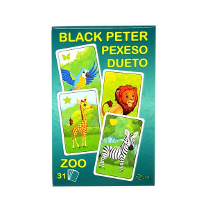 Hra černý Peter 3v1 ZOO