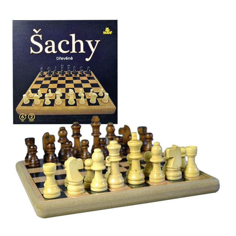 Šachy deluxe dřevěné