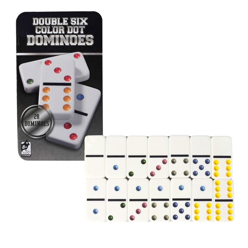 Domino v kovovom boxe