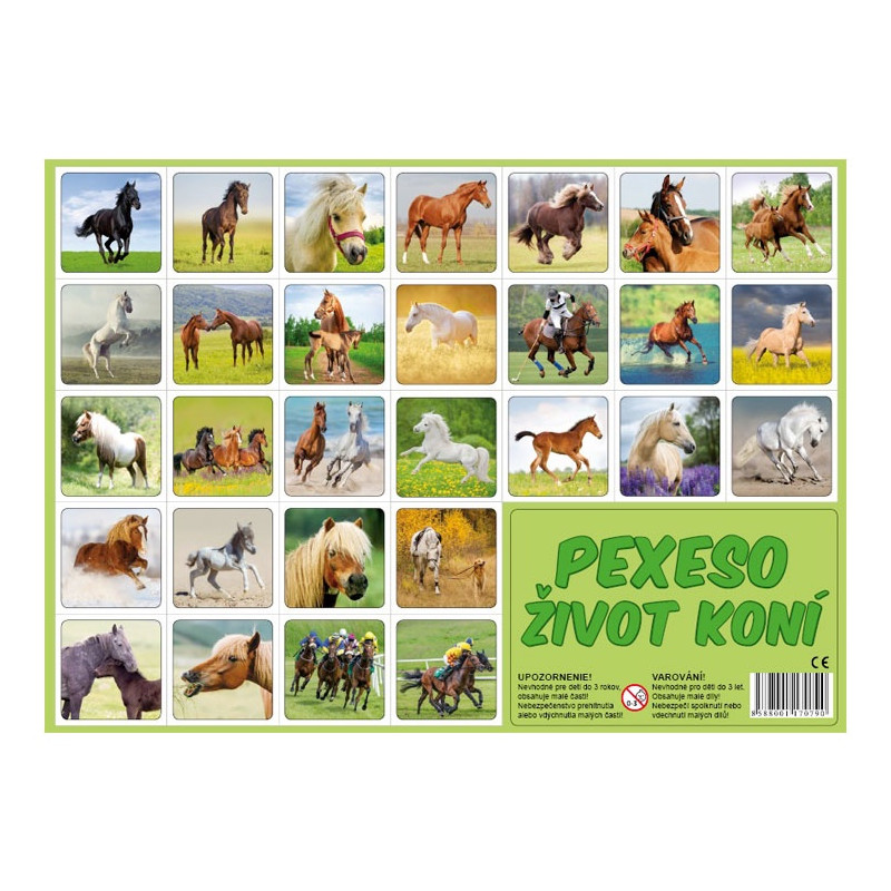 Pexeso život koní
