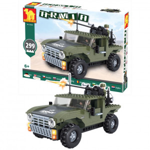 Stavebnica Armáda Jeep 299...