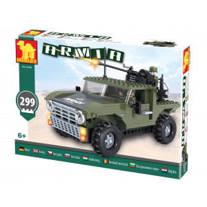 Stavebnice Armáda Jeep 299 dílů