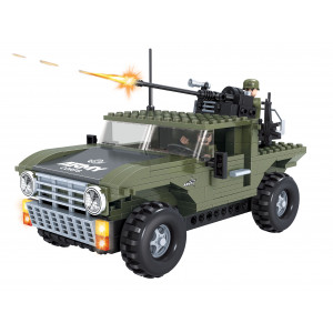 Stavebnica Armáda Jeep 299 dielov