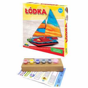Loďka - urob a pomaľuj