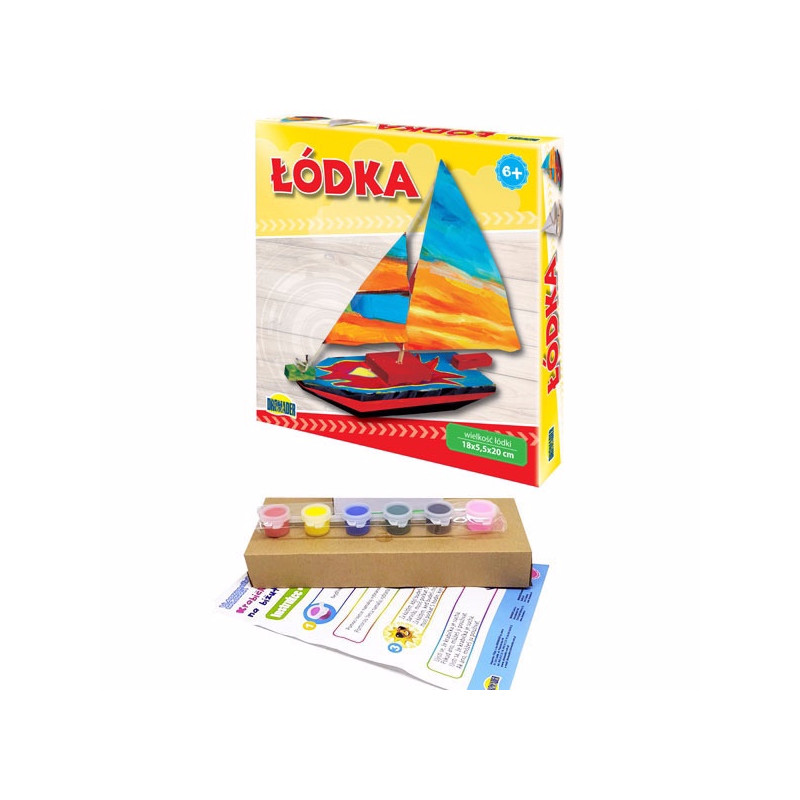 Loďka - urob a pomaľuj