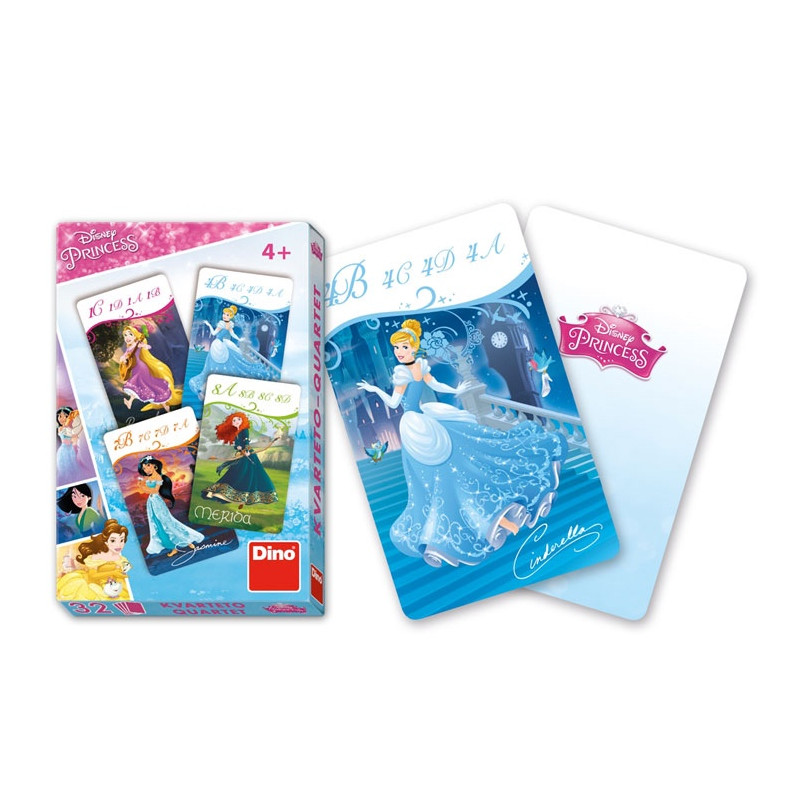 Karty kvarteto Disney Princezny