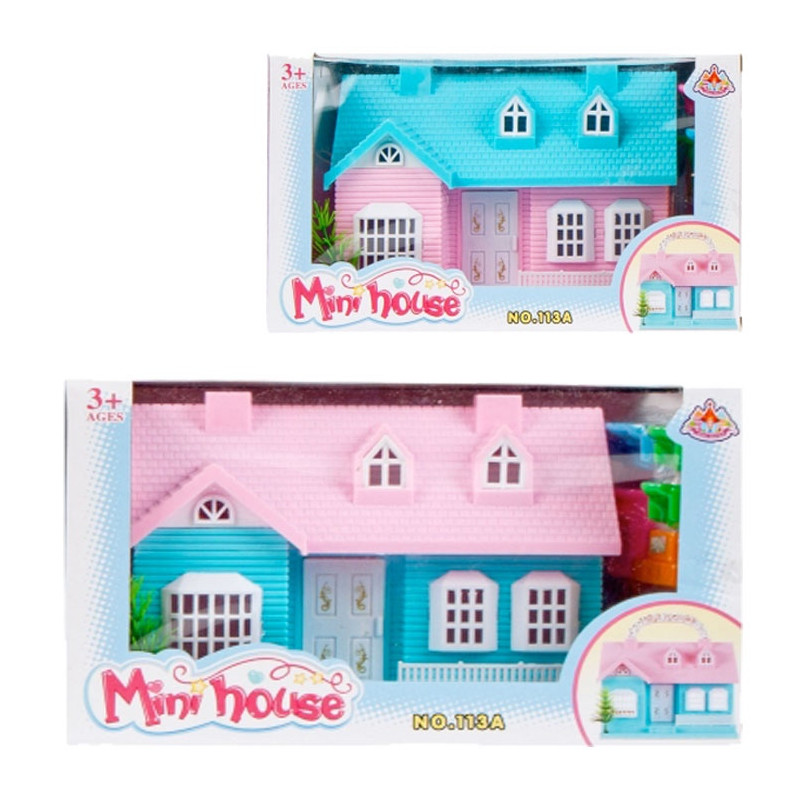Mini dům pro panenky - Set