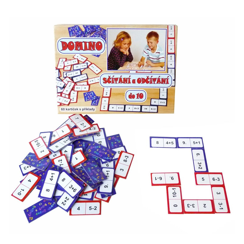 Domino sčítání a odčítání