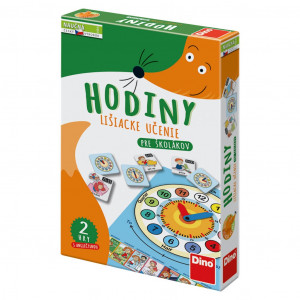 Lišiacke učenie Angličtina, náučná hra hodiny