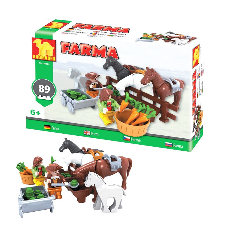 Stavebnica Farma koníky