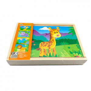 Drevené puzzle - ZOO 4...