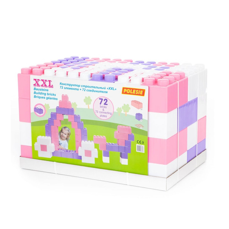 Stavebnice XXL 72 s konektory princezna