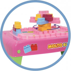 Molto Blocks 1 - stavebnica aktivity ružová