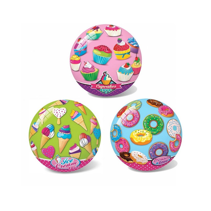 Míč zmrzlina, cupcakes, donut
