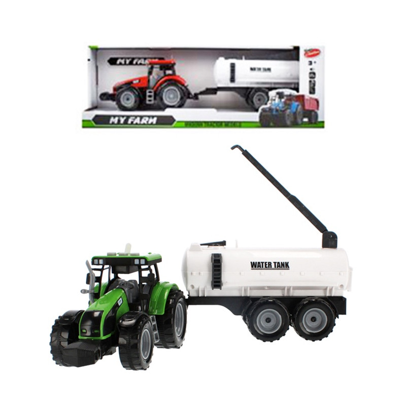 Traktor s cisternou - so zvukom