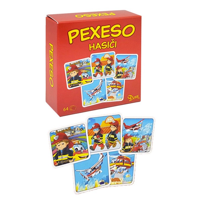 Pexeso Hasiči v krabičke