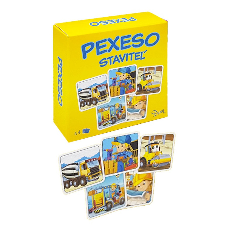 Pexeso Staviteľ v krabičke