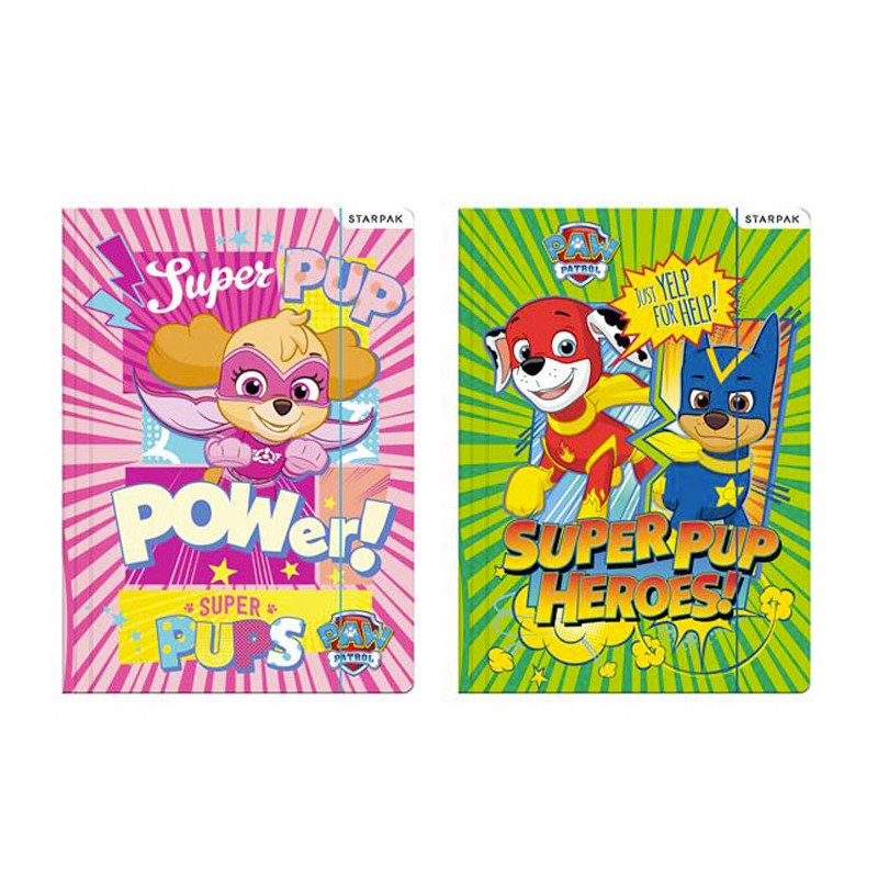 Záložka na sešity A4 s rozvrhem Paw Patrol