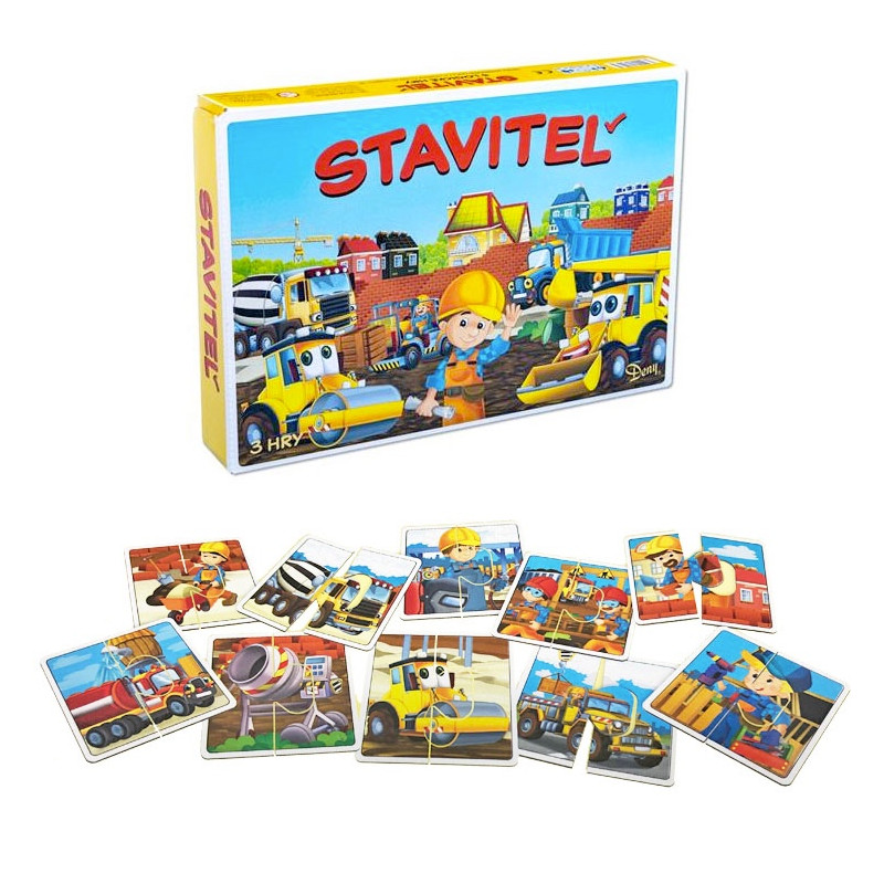 Hra staviteľ - 3 logické hry
