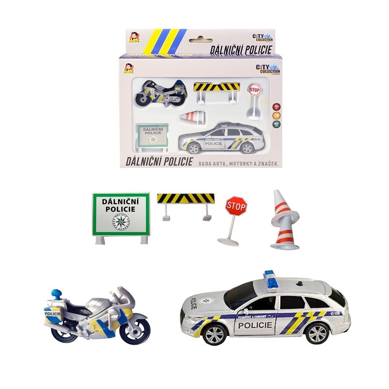 Sada diaľničná polícia - svetlo, zvuk