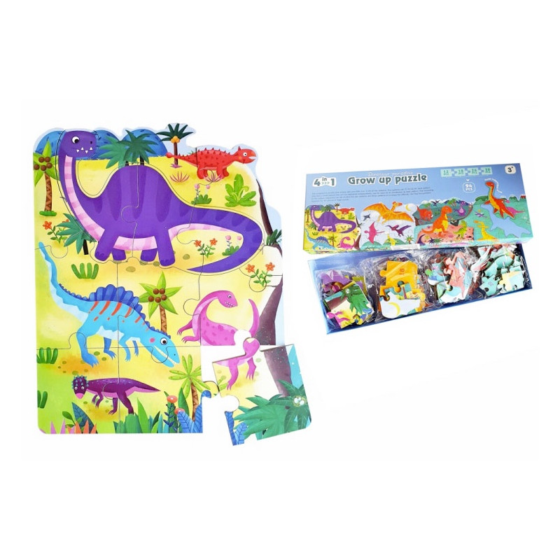 Drevené puzzle v krabičke