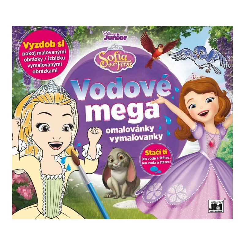 Mega vodová A3 omaľovánka - Sofia Prvá