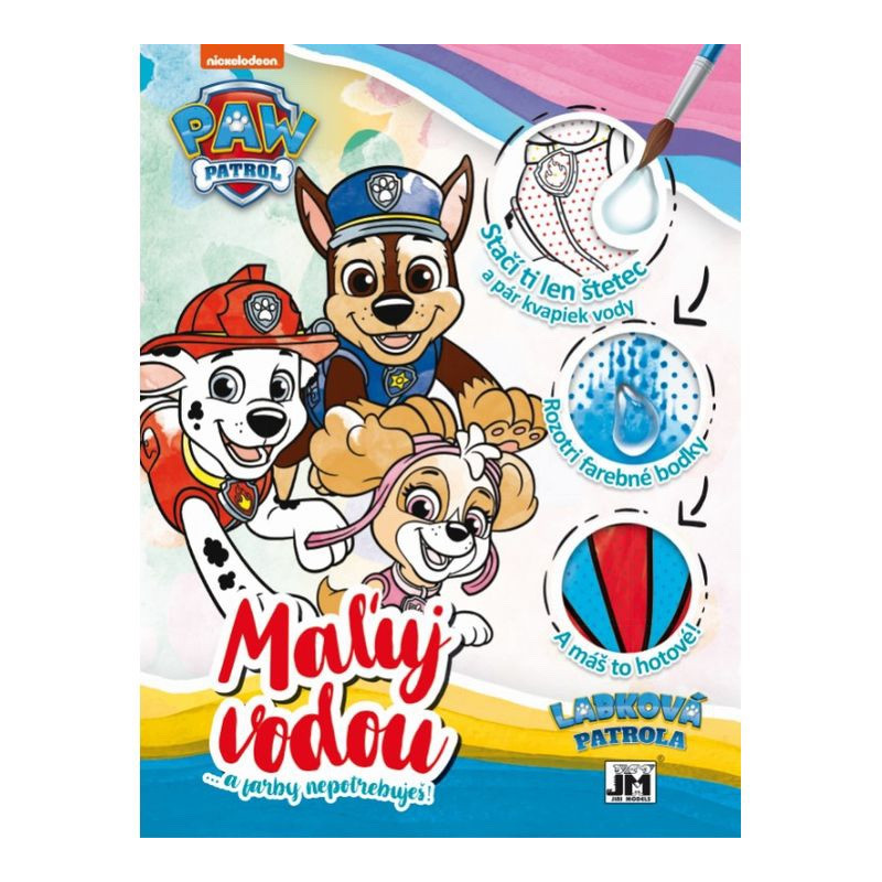 Vodová omalovánka A4+ Paw Patrol