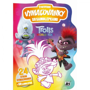 Tvarované vymaľovánky -...
