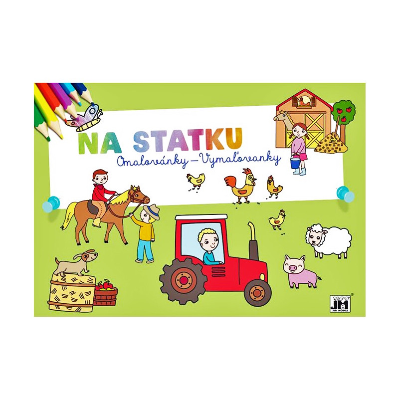 Vymaľovánka Na statku