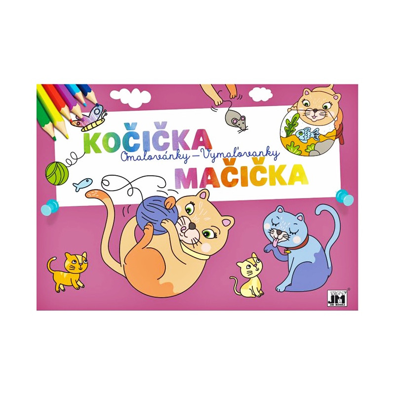 Vymaľovánka Mačička