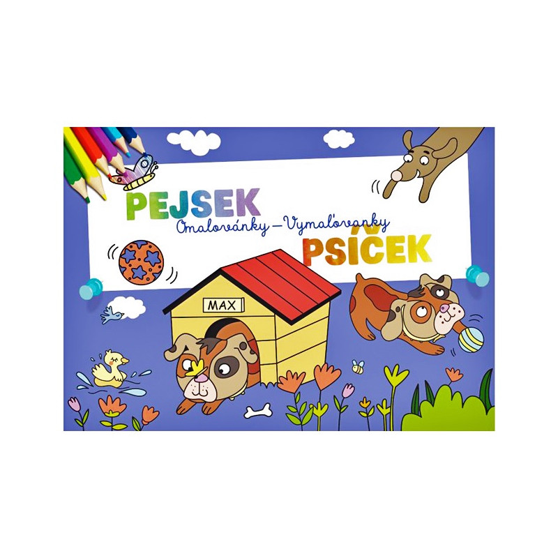 Vymaľovánka Psíček