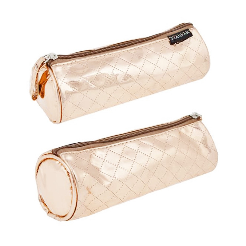 Penál Rose Gold metalický