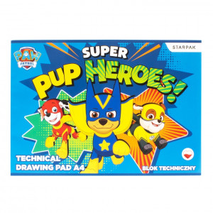 Blok papiera Paw Patrol A4
